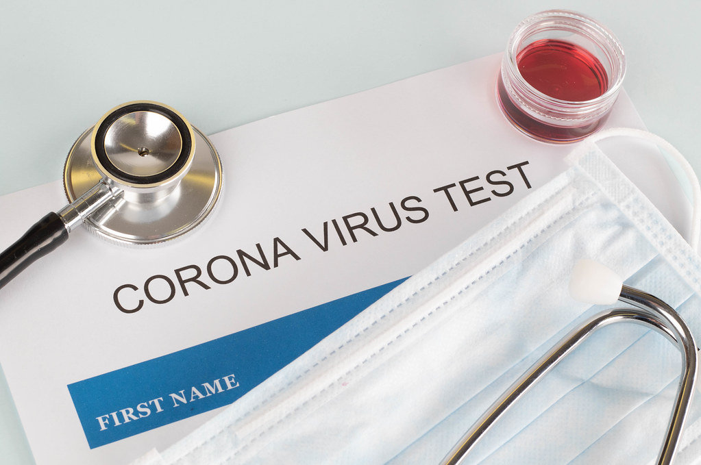 Coronavirus test concept