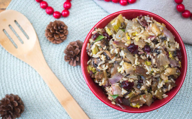 Rice and Cranberry Turkey Stuffing