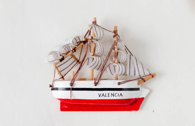 A ship souvenir from Valencia, Spain