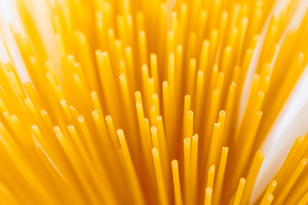 Long spaghetti.