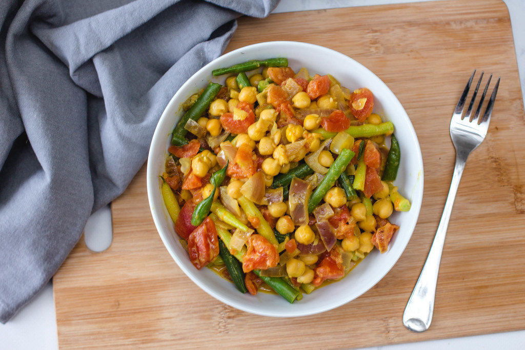 Chickpea Curry with Vegetables