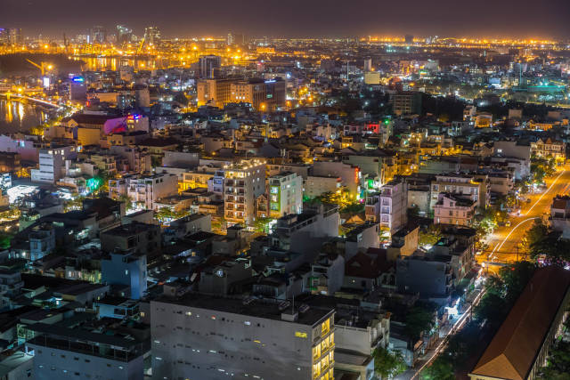 Long Exposure of Saigon by Night