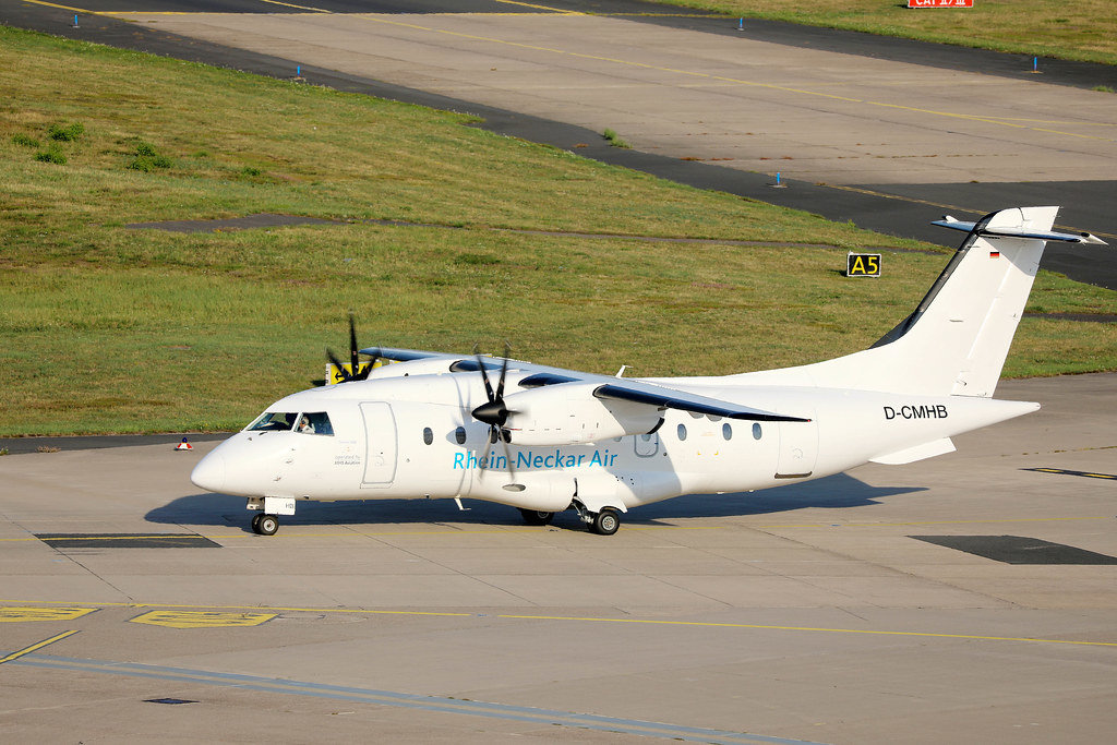 Rhein-Neckar Air Dornier Do-328 airplane, D-CMHB in Cologne Bonn Airpot CGN