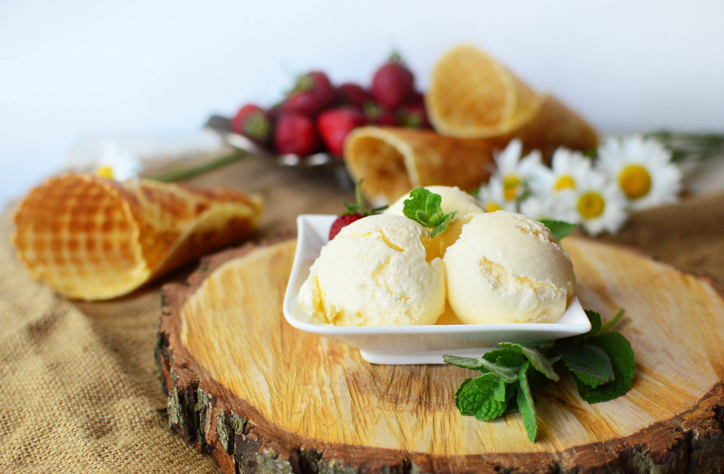 Homemade ice cream