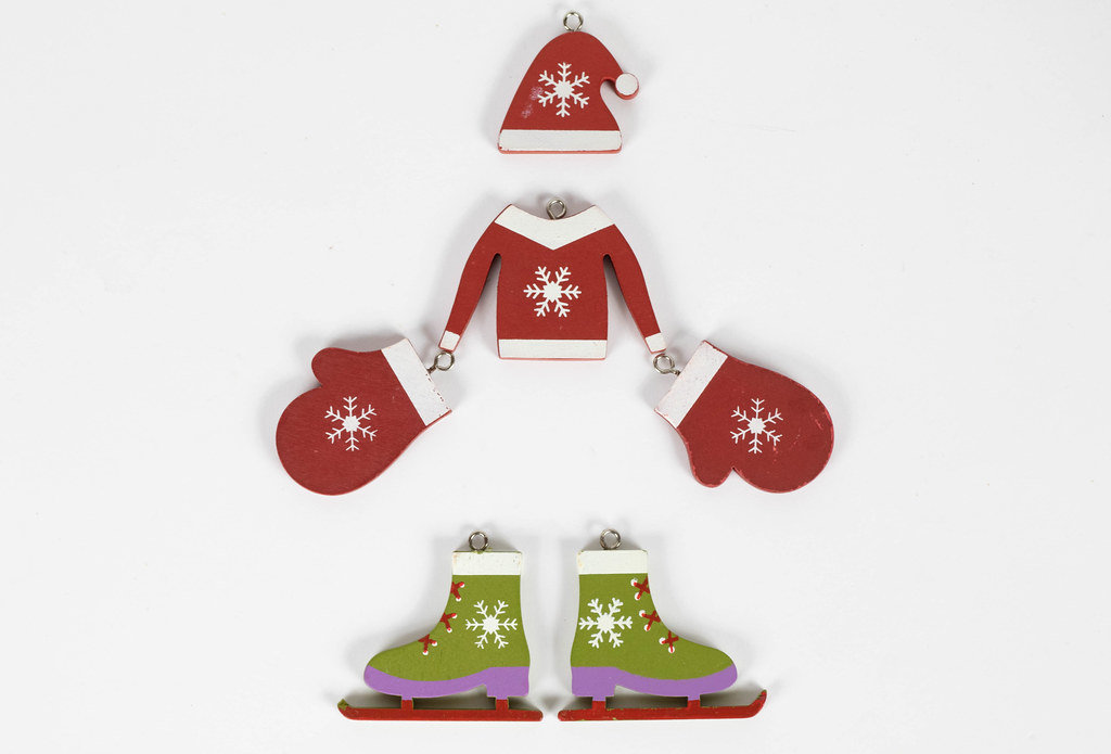 Christmas sweater with ice skates