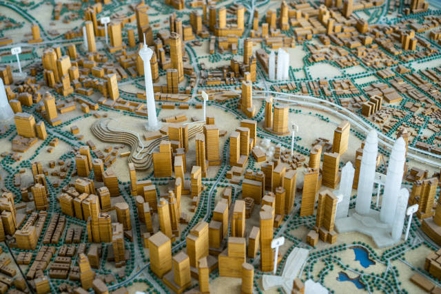 Miniature Model of Kuala Lumpur, Malaysia