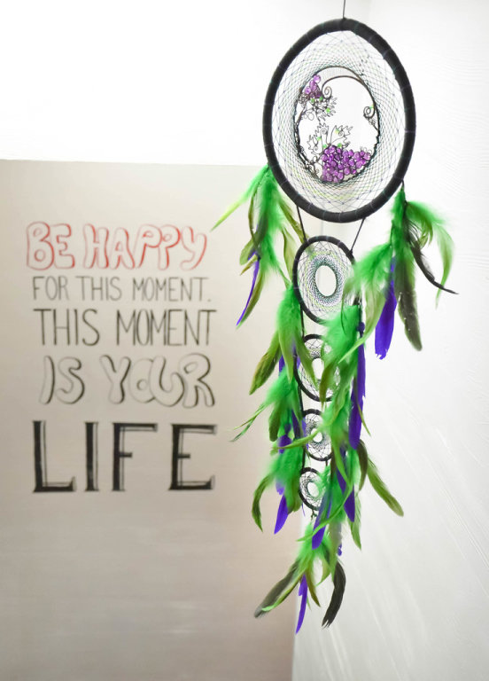 "Be happy" Interieur