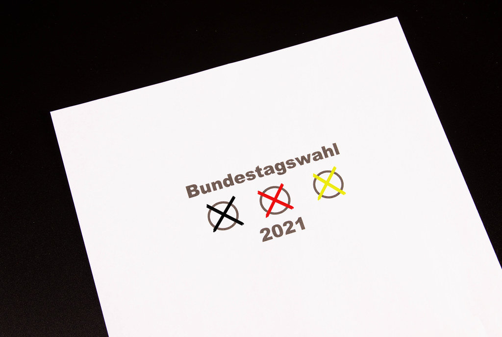 2021 Bundestagswahl concept