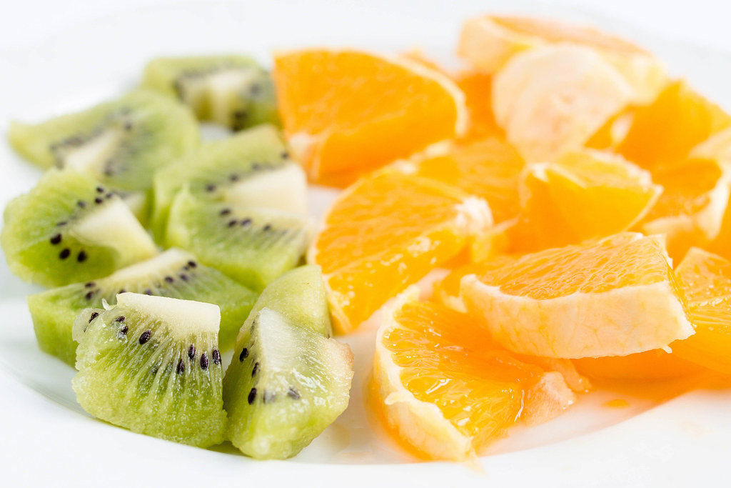 Kiwi und Orangen (engl.: Fruit Texture. Kiwi and Oranges)