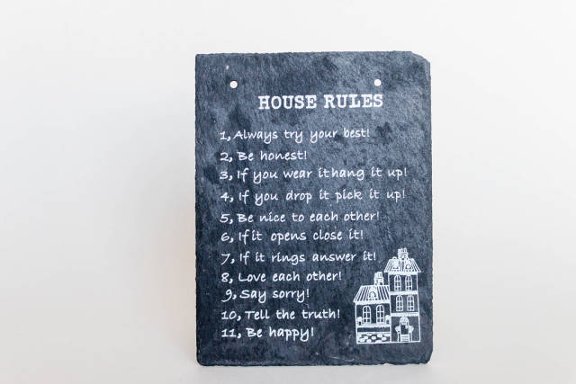 House Rules Sign , Decoration