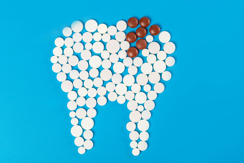 Caries and dental disease concept