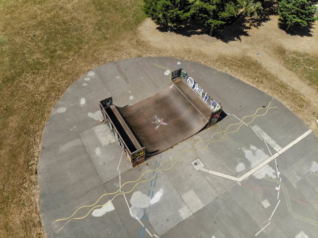 Stadtwaldrampe im Stadtwald Köln