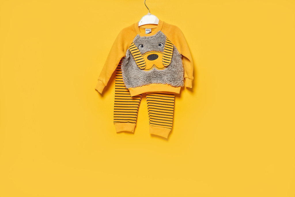 Trendy yellow baby boys clothes set