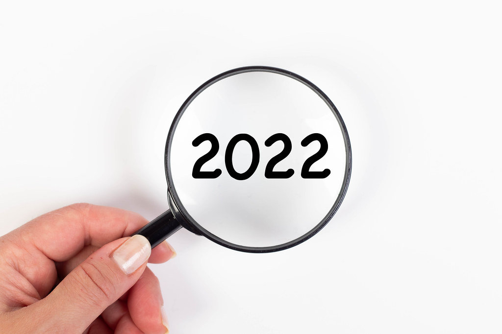 2022 under magnifying glass