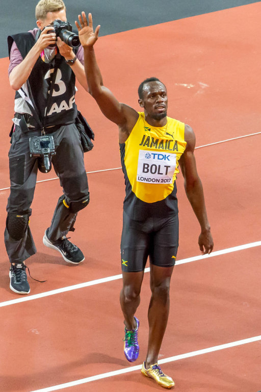 Usain Bolt in London 2017