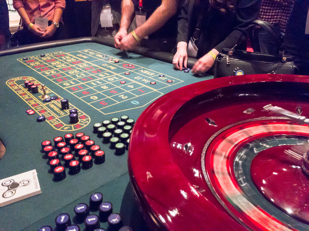 Roulettetisch im Casino