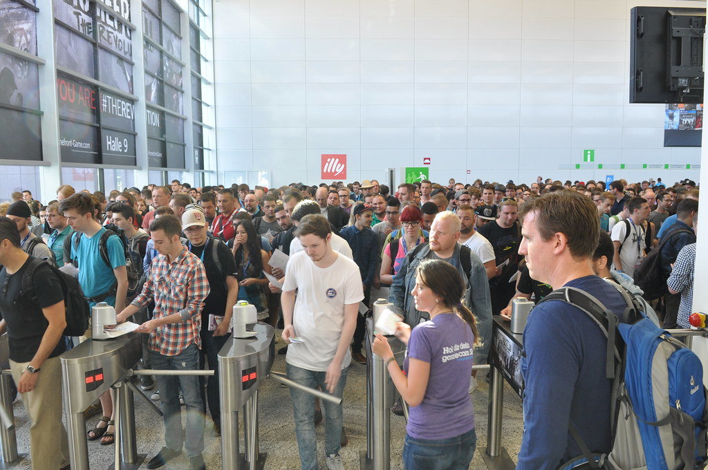 Einlass auf der Gamescom