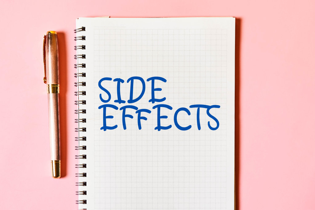 Text SIDE EFFECTS on the notepad