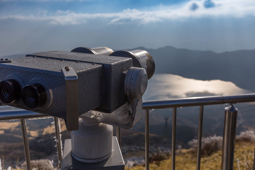 Blick auf den Lake Kawaguchiko vom Mount Hakone