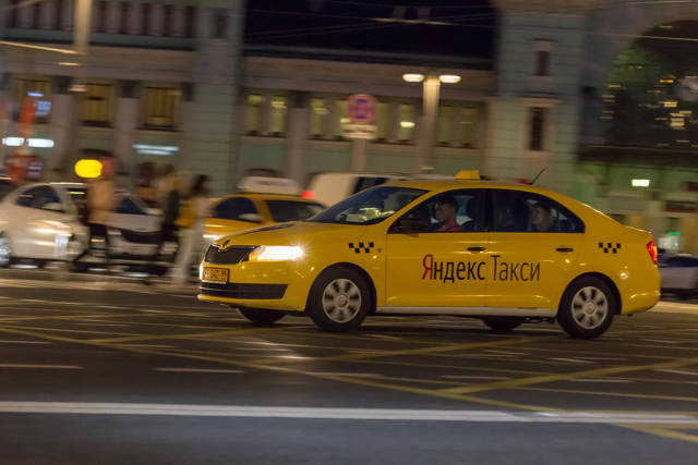 Yandex Taxi in Moscow