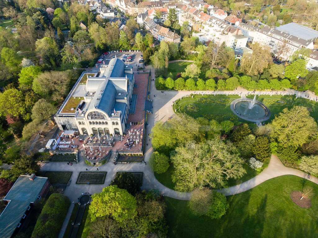 Luftbild: Flora Köln und Dank Augusta