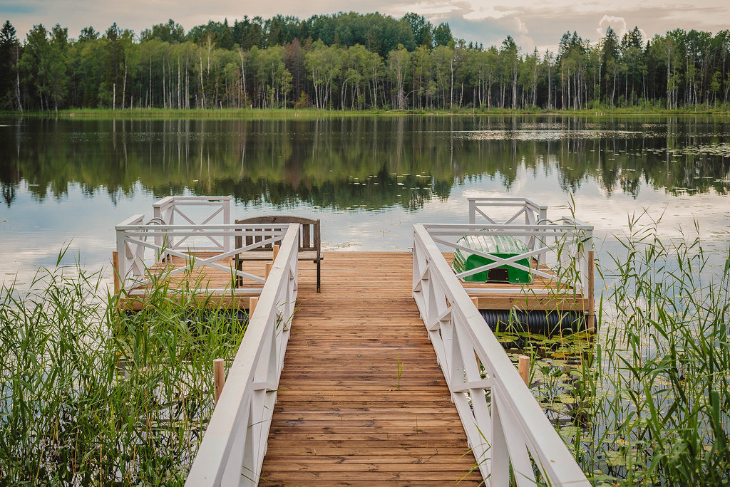 Footbridge Of Lake