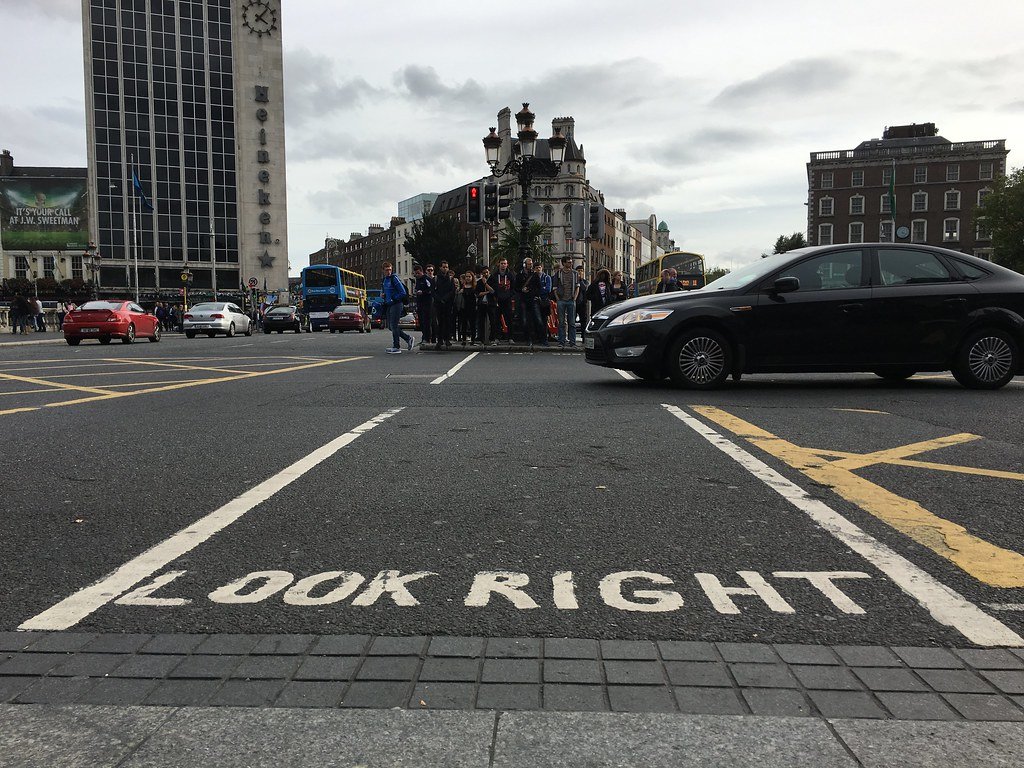 Look Right - Linksverkehr