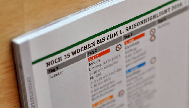 Triathlon-Trainingsplan