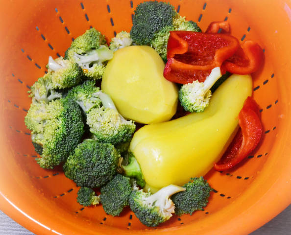 Set fur Gemüsesuppe