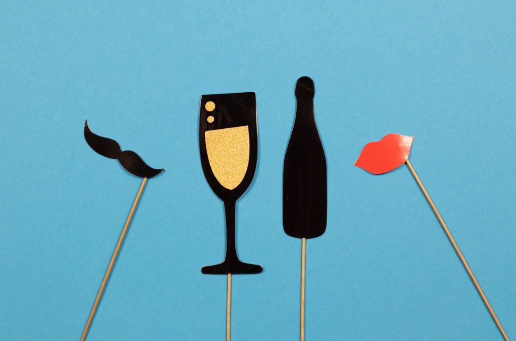 Paper accessories set for wedding