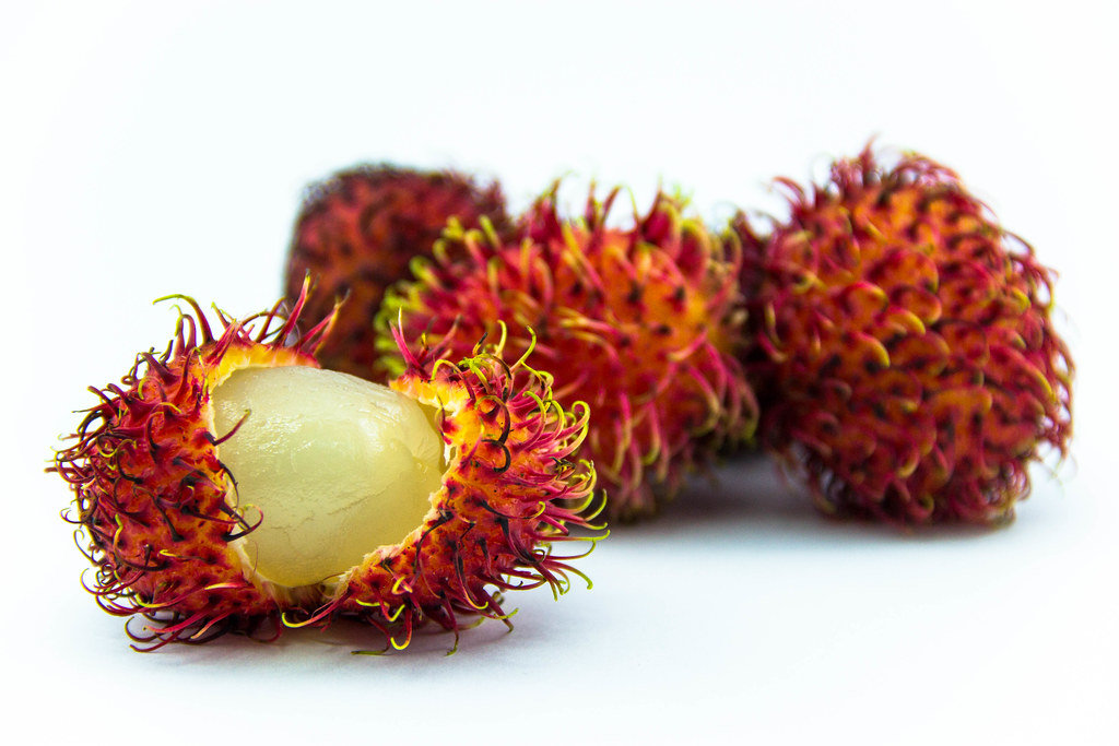 Closeup of Rambutans