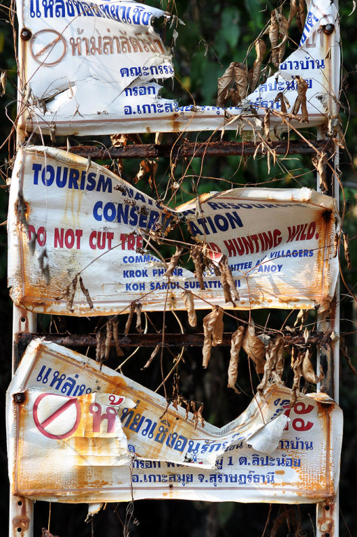Alte Wasserfälle auf Koh Samui