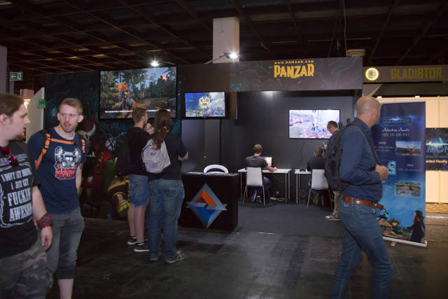 Kulisse des Spielestand von Panzar