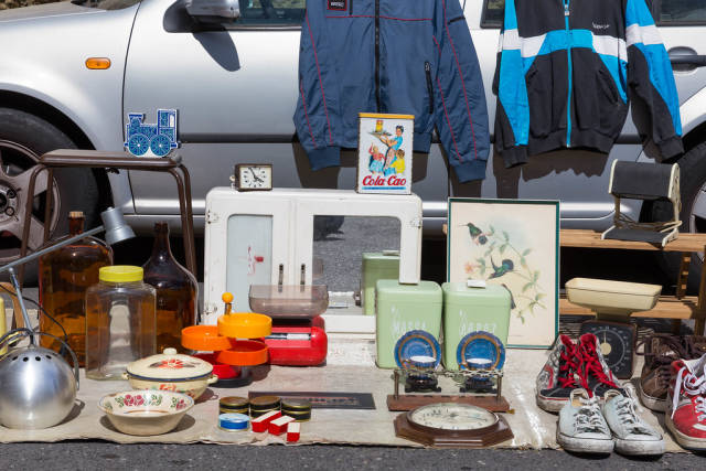 Stand auf Feira da Ladra