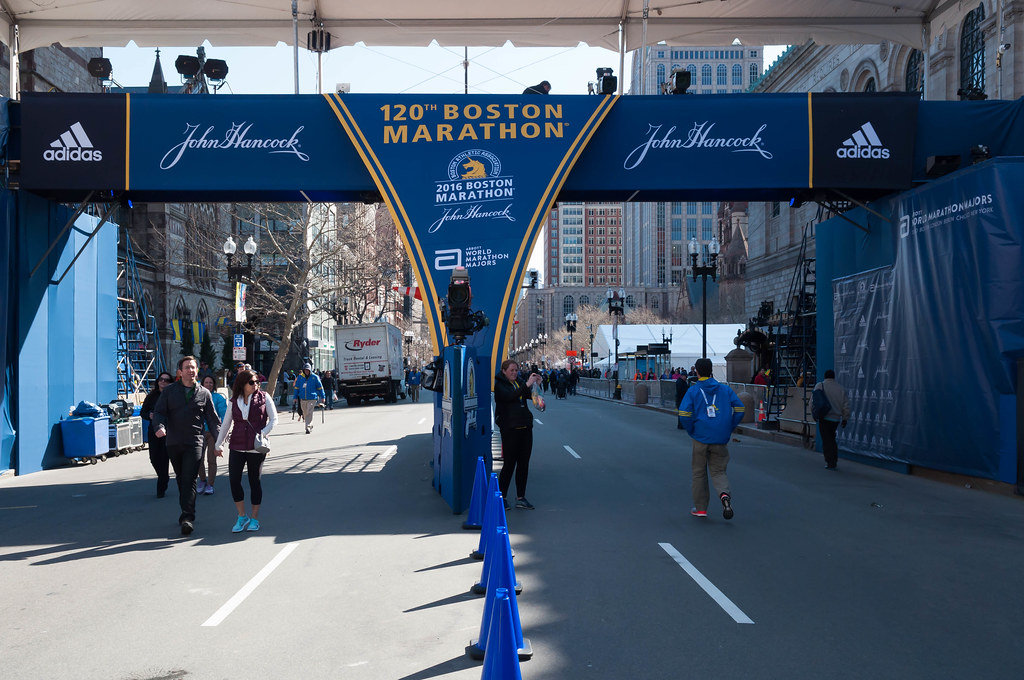 Boston Marathon Finish Line (Ziellinie)
