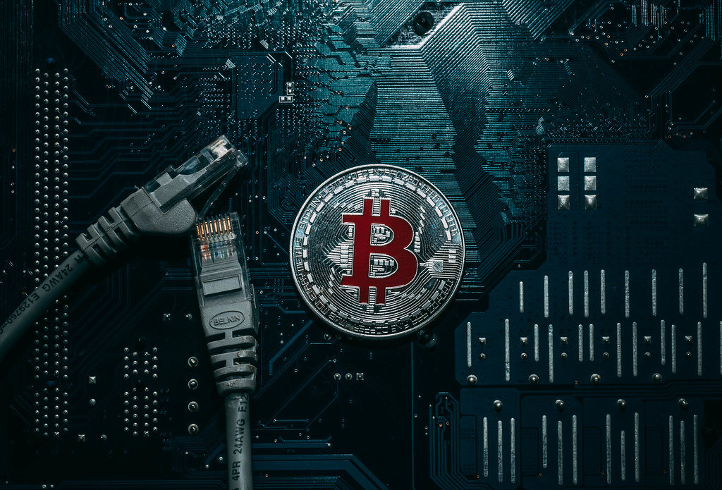 Bitcoin coin and network wire connector