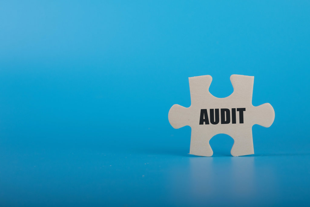 Puzzle piece with Audit text