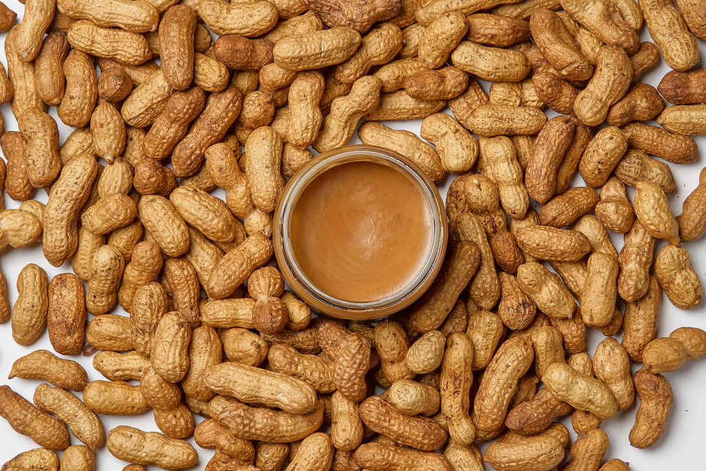 Jar of peanut butter