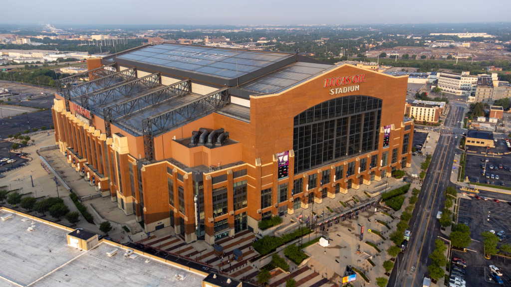 Lucas Oil Stadium in Indianapolis