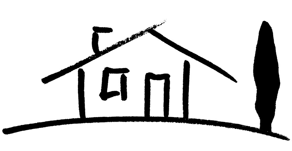 Der Traum vom Eigenheim - Grafik zum Thema Hausbau.