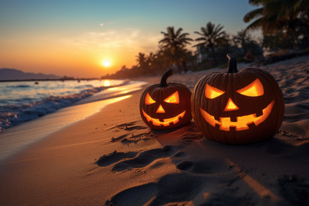 Halloween am Strand