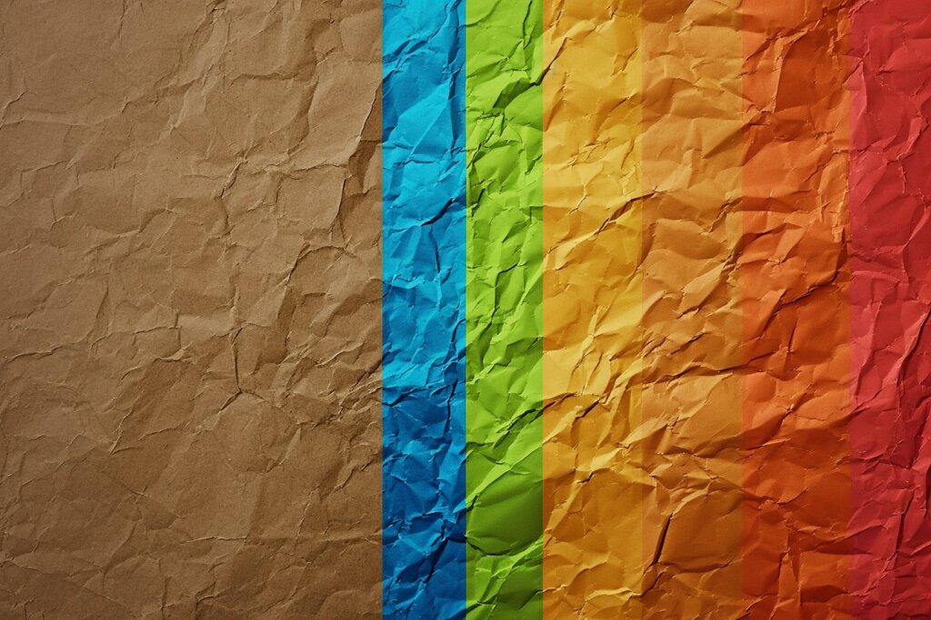 Hintergrund Bunt statt Braun