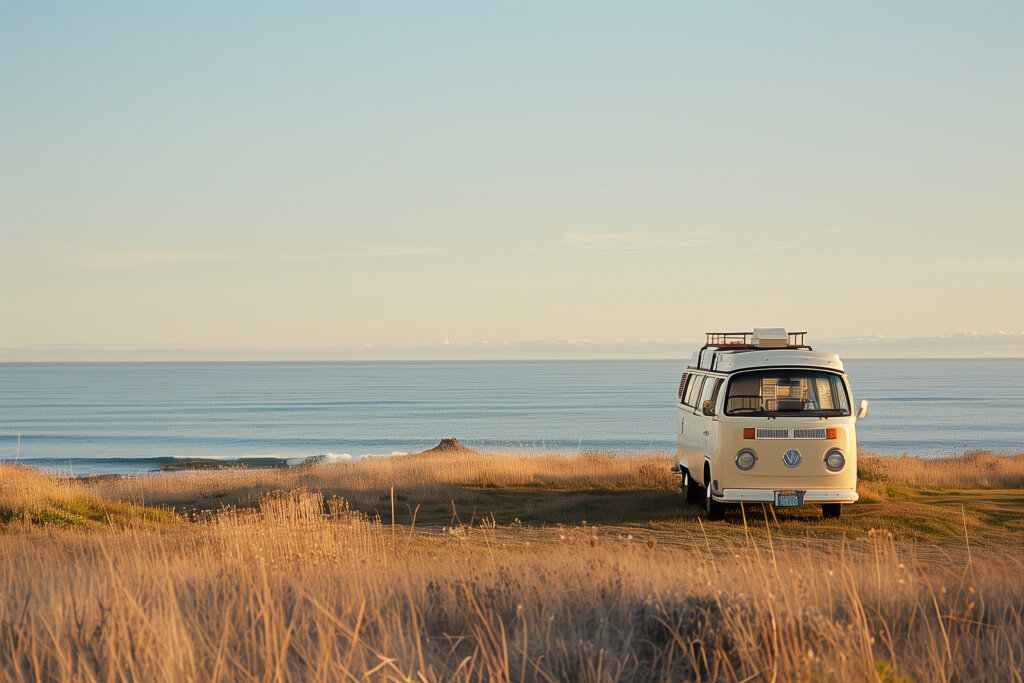 Freiheit erleben: Roadtrip mit dem VW-Bus am Meer