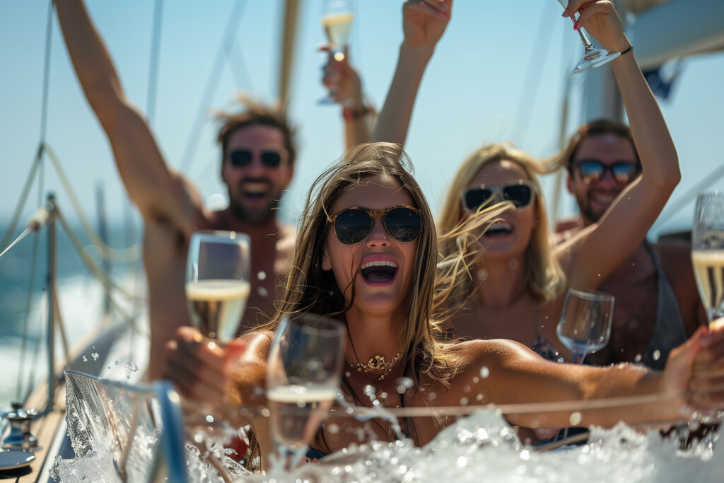 Luxus-Yachtparty auf Sylt – Reichtum genießen