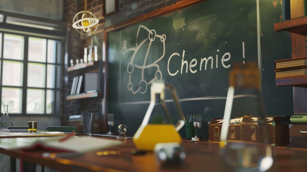 Chemieunterricht im Klassenzimmer