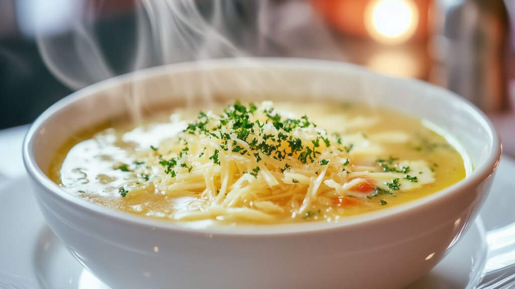 Traditionelle Zwiebelsuppe Rezept – Herzhafte Deutsche Suppe