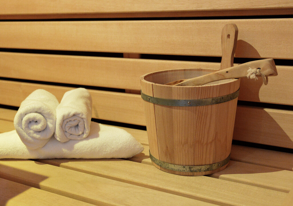 Detail Finnische Sauna