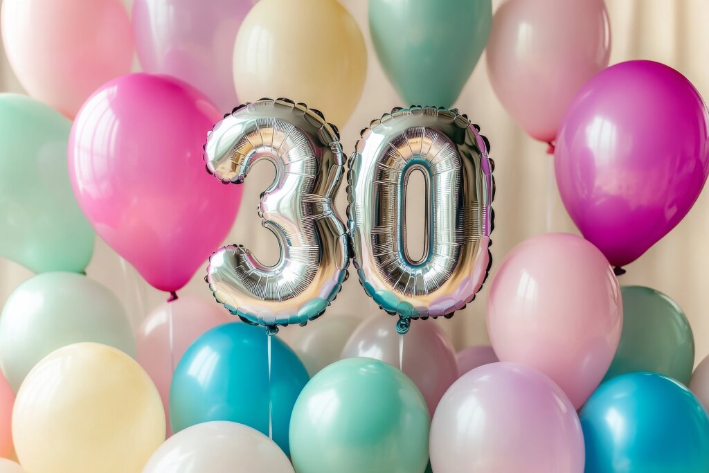 30 Jahre - Luftballons