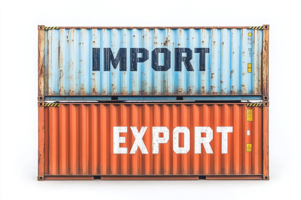 Container für Import und Export