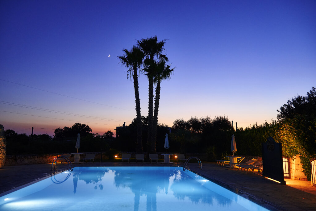 Swimming Pool by Night